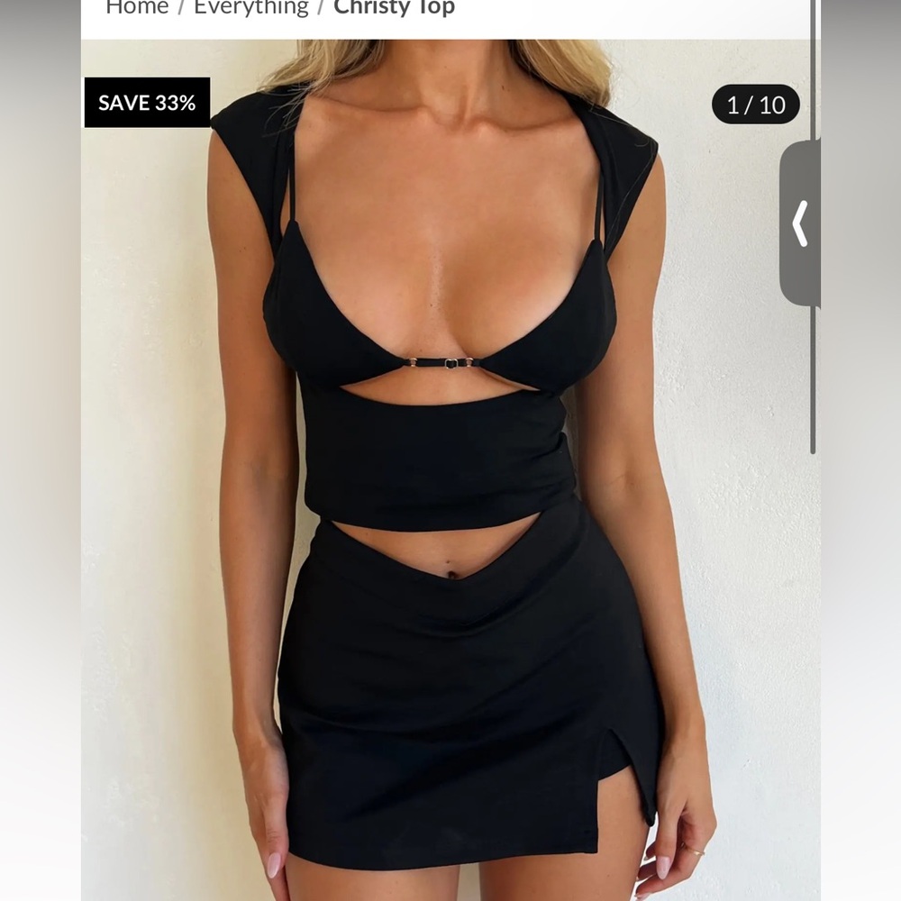 Christy top tiger mist